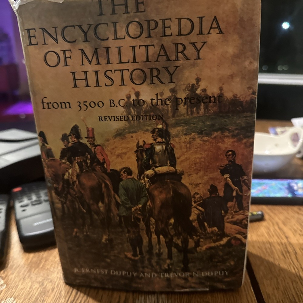 Encyclopedia of Military History 3500 BC to Present Dupuy Revised 2nd Ed 1986